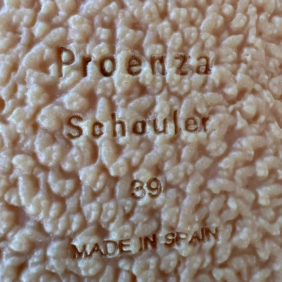 New $595 Proenza Schouler Cable Sandals Khaki Size 39 EU / 9 US New In Box - Picture 8 of 11